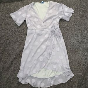 Polka Dot Wrap Dress